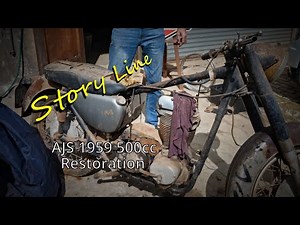 AJS Motorcycle 1959 Restoration of a Classic