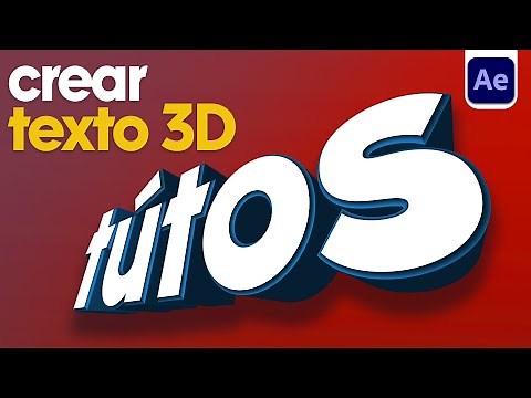 After Effects: Anima Texto 3D Fácilmente ¡Sin Plugins!