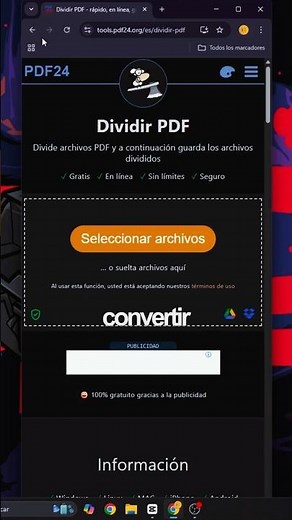 El mejor editor de PDF - PDF24 #shorts