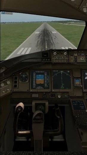 Final Approach & Smooth Landing — Cockpit View ✈️✨ #aviation #airplane #shortvideo #short #shorts