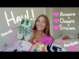 HUGEEE summer shoes haul + outfit ideas! (dhgate & amazon) 🤍👟✨