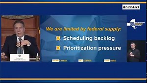 New York Gov. Cuomo on vaccinations: "It takes you about 6 months to do 7 million people at 300,000 per week. Our constraint is the federal supply." https://abcn.ws/3i1htpo | ABC News Live