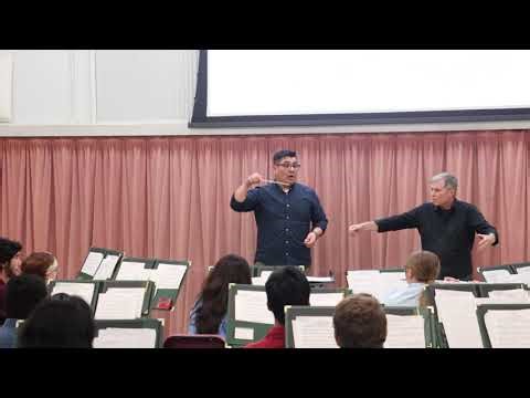 Conducting Workshop with Frank Ticheli at Cal Poly Pomona