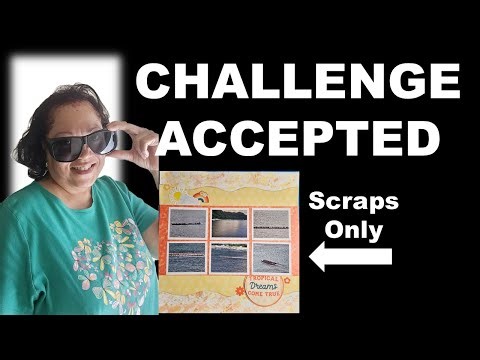 Scrapbooking: Mixed Media Inking Technique & Scraps with Creative Memories