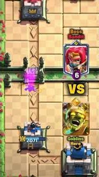 Goblins Hero vs 1 to 9 elixir #clashroyale