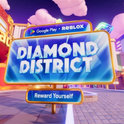💎 Google Play’s Diamond District in Roblox is officially open. 💎 Enter a world of rewards, play new games, and unlock exclusives as a Gold Play Points member. Play now: g.co/play/diamonddistrict #GoPlay | Google Play
