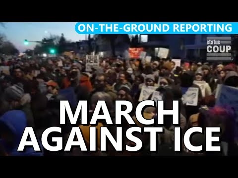 LIVE MARCH AFTER ICE KILLS Woman Driving Away | LIVE From Minneapolis