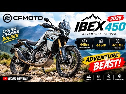 2026 CFMOTO Ibex 450 Review 🔥 | 449cc Twin-Cylinder ADV | 44 HP Adventure Beast!