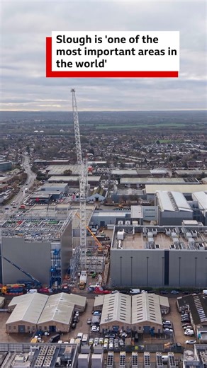Did you know what Slough is one of 'the most important areas in the world'? The town is home to the largest data centre hubs in Europe, keeping your apps, videos and messages running 24/7! 🤳 | BBC Berkshire