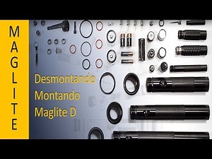 #3 Manutenção: Maglite D como Desmontar e Montar - Led e Incandescente
