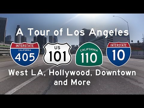 Los Angeles Freeway Loop - West LA, Hollywood, Downtown and More