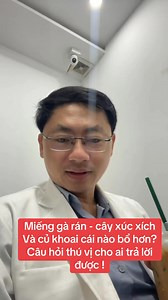 865K views · 8.3K reactions | Hãy cùng suy ngẫm về câu hỏi này để hiểu hơn về dinh dưỡng #bshungdinhduong #NRECI | Đặng Ngọc Hùng | Facebook