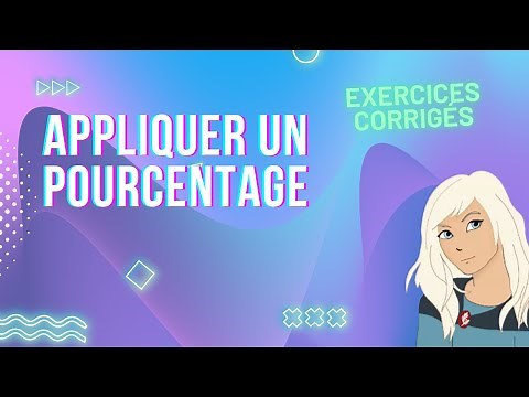 Appliquer un pourcentage - Exercices corrigés