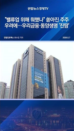 "밸류업 위해 뭐했나" 쏟아진 주주 우려에…우리금융·동양생명 '진땀'