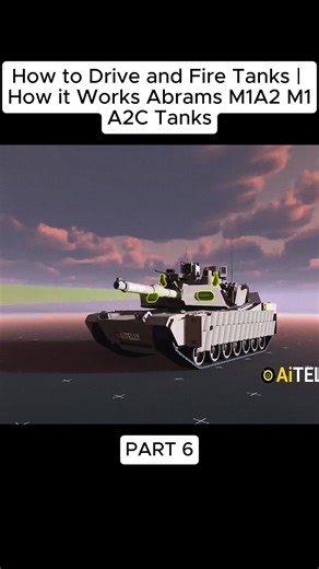 How to Drive and Fire Tanks How it Works Abrams M1A2 M1A2C Tanks#fyp #viral #fup