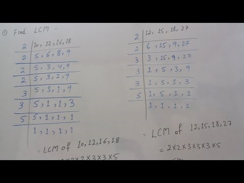 Least Common Multiple (LCM)