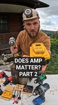Does battery amp matter? DeWalt vs Milwaukee