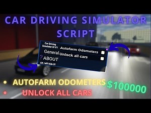 CAR DRIVING SIMULATOR SCRIPT AUTOFARM ROBLOX