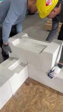 Installation of Sample corner for System 3e Bricks