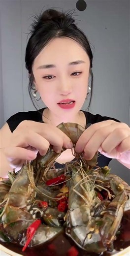 Shrimp marinated soy sauce tasting show, 간장 새우장 시식회| Mala먹방 #305
