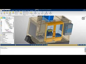 Process of building cnc machine model on vericut and testing on hypermill
