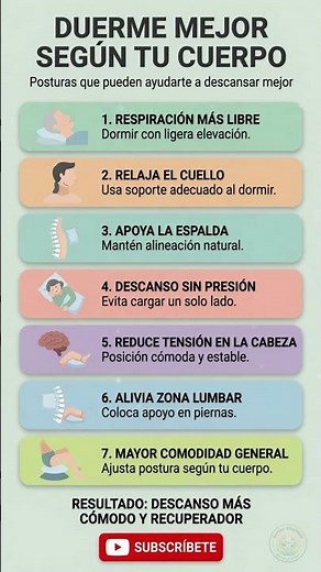 DUERME MEJOR HOY 😴💤 #salud #descanso #tips #sabiasque #saludnatural