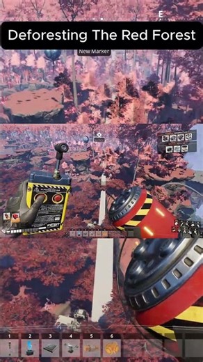 Deforesting The Red Forest In #satisfactory