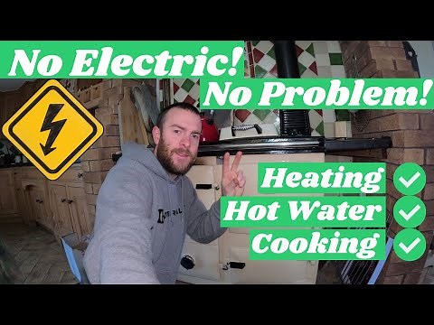 Heating And Cooking In Your Home Without Electricity!! The Rayburn Wood Burning Stove!