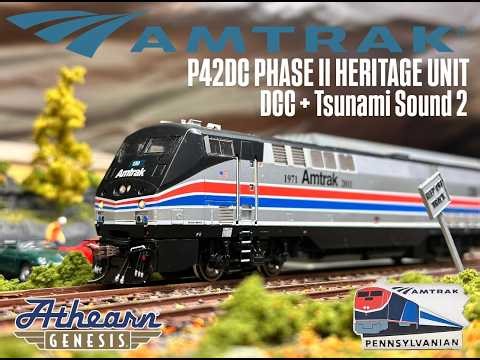 HO Athearn Genesis Amtrak P42DC #130 (Phase II) | Unboxing, Review & Test Run