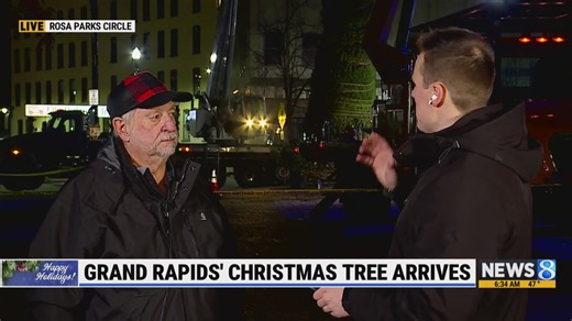 Family tree farm supplies Grand Rapids' Christmas tree