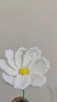 White Gesang Flower|#gesang #tutorial #shorts #howtomakewoolenflower