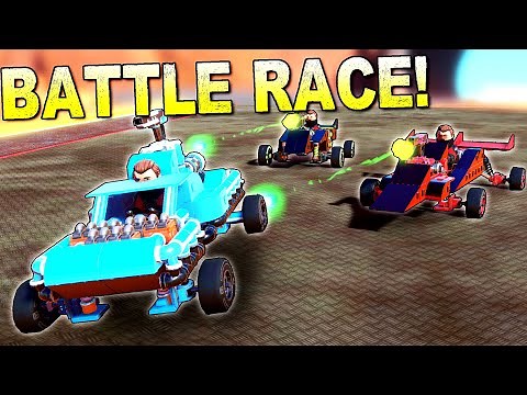 Battle Cart Racing! The Way Racing Should Be In This Game! - Trailmakers Multiplayer