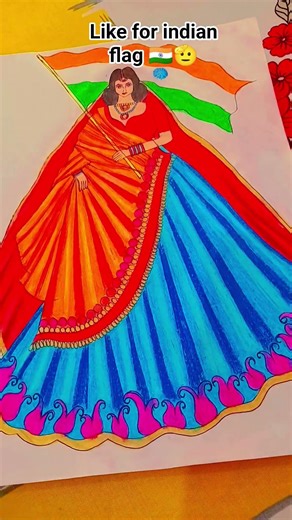 Different types unique design lehenga,saree, design flag hoisting # shorts # ytshorts # viral shorts