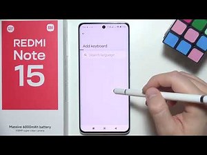 Redmi Note 15: How to Change Keyboard Language
