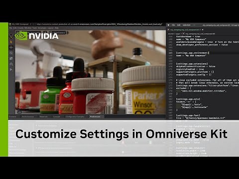 Customize Settings in Omniverse Kit