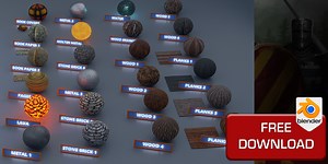 Blender Free Medieval Material Pack