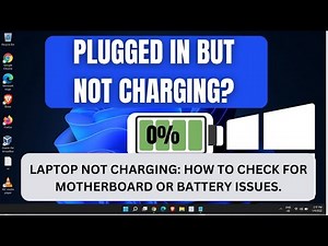 Laptop Not Charging? How to Check for Battery or Motherboard Issues.