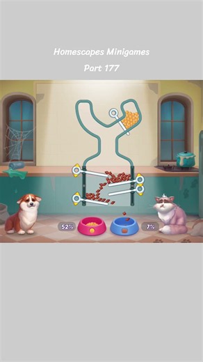 Homescapes Pull the Pin Solution Part 177 🏡 Gameplay Walkthrough Android iOS