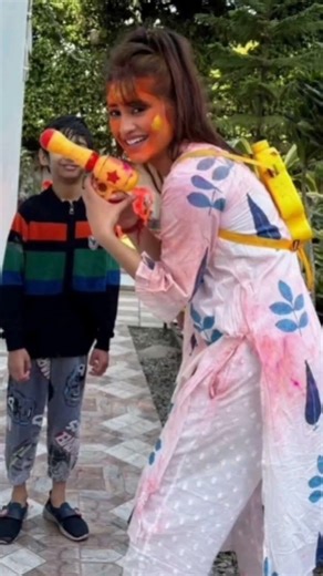 shivangi joshi Family holi celebrations #shivangijoshilifestyle