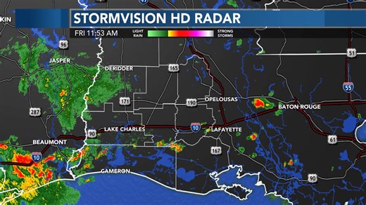 There are showers moving across SWLA now, here's the latest radar view. Remember you can check the radar anytime using our First Alert Weather app which is available here: https://m.cmpgn.page/ZxkcRJ | KPLC 7 Weather