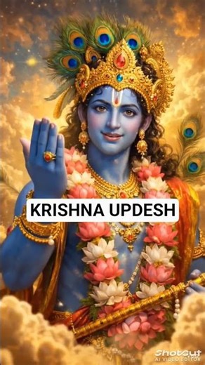 🌻SHRI KRISHNA UPDESH 🌻 #bhajan #devotionalsongs #little #cute #haremurari #bhaktisongs