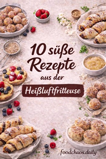 Süße Heißluftfritteuse Rezepte für jeden Anlass