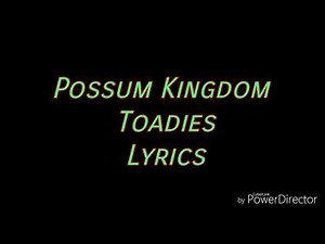 Possum Kingdom by Toadies Lyrics