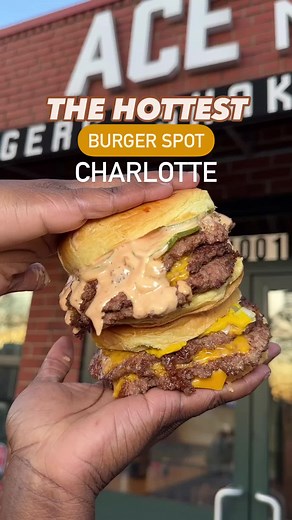 The hottest burger spot in Charlotte 🍔 ➡️ ACE No. 3 With locations in Belmont Village, Myers Park, & Concord, they’re serving up simplicity perfected with their mouth-watering burgers. Their philosophy? A menu with less is more. And trust us, it works wonders! From the classic shakes to the boozee shakes, there’s a flavor for every taste. 🍹🍨 We dropped by the Belmont Village spot, the original ACE No. 3, and met Pierre, a wonderful human being who has been with them since they first opened! O
