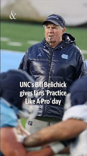 UNC's Bill Belichick opens 'Practice Like a Pro' day to Tar Heel football fans