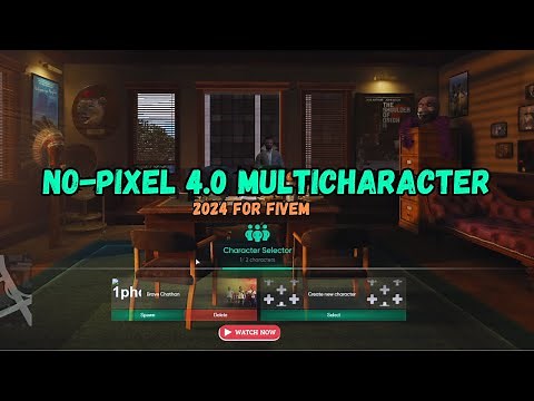 NoPixel 4.0 Inspired Multicharacter Script | FiveM Multicharacter | Free QBCore Script