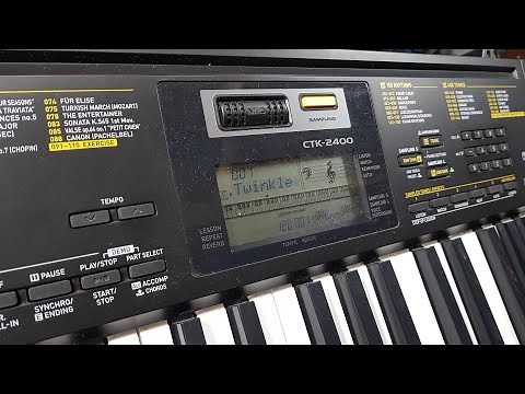 CASIO CTK 2400 - DEMO songs 2/3