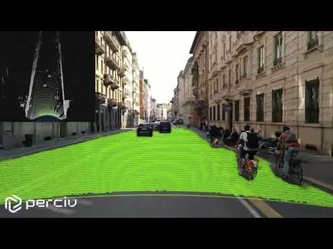 Perciv AI's Lidar-Camera fusion for road surface detection