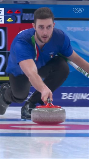 Curling the Italian way. 🇮🇹🗣Every stone matters at the 2025 World Mixed Doubles Curling Championship, with tickets to #MilanoCortina2026 on the line. 🥌#Olympics #Curling #WMDCC | Olympics
