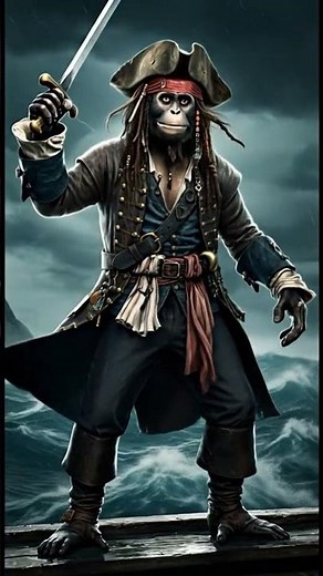 Pirates of the Caribbean Monkey Parody – Captain Jack Monkey Sparrow #fantrailer #piratesofthecar